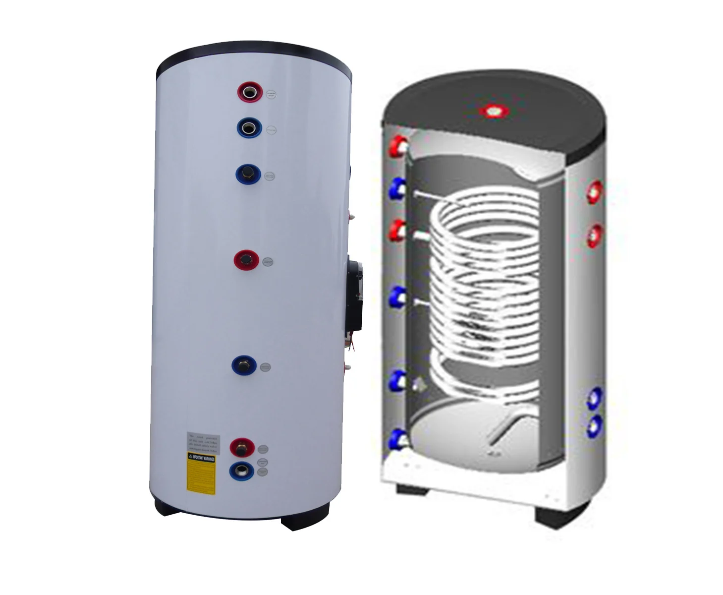 thermodynamic solar water heater with automatic control