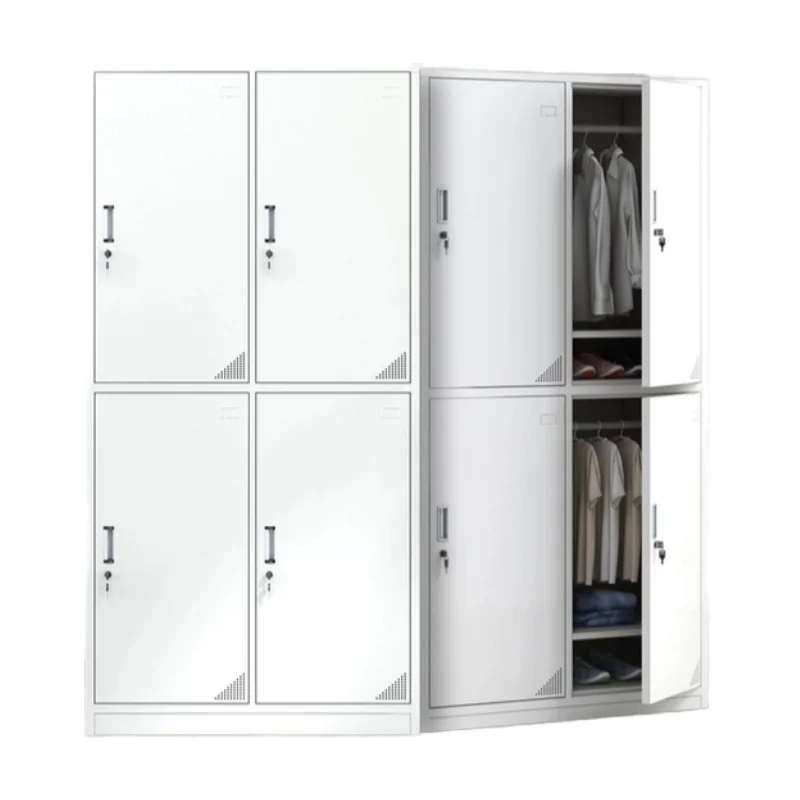 OEM Custom Stainless Steel Aluminum Metal Wardrobe Closet Clothes Storage Cabinet Locker Manufacturing Sheet Metal Fabrication