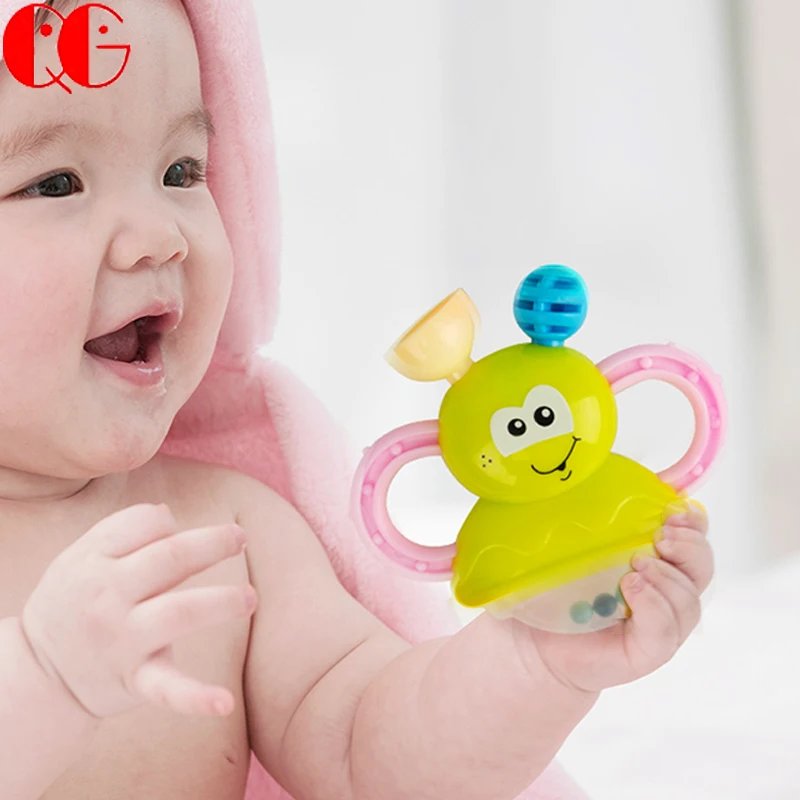 Factory Wholesale Infant Educational Rattle Toys for Babies Safety Toys Newborn Shaker Set Colorful Baby Rattles Toy Sets