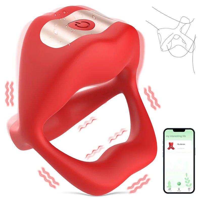 Silicone Penis Ring Cock Rings for Men Erection Vibrating Cock Ring Couples Vibrator Adult Sex Toys for Couples