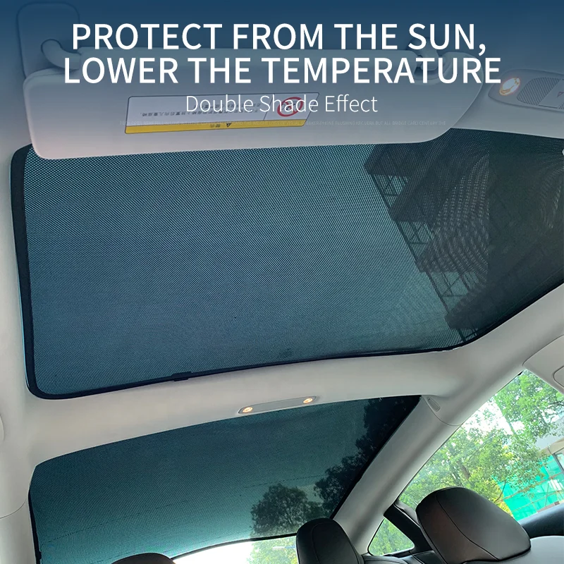 Wholesale custom car window sunroof sun shade car sunshade for Tesla model X