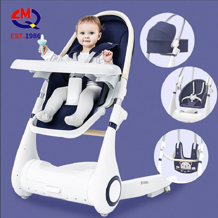 
New Design Portable 4 In 1 Smooth Rocking Seat Back Recline Napping Baby Rocker Chair Baby Stroller 