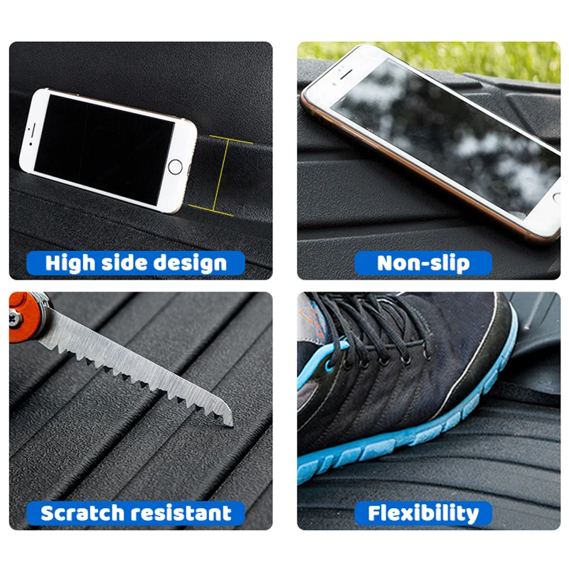 2021 New Design Customized Tpe All Weather Waterproof 3d Car Trunk Mats For Honda Crv 2017-2021