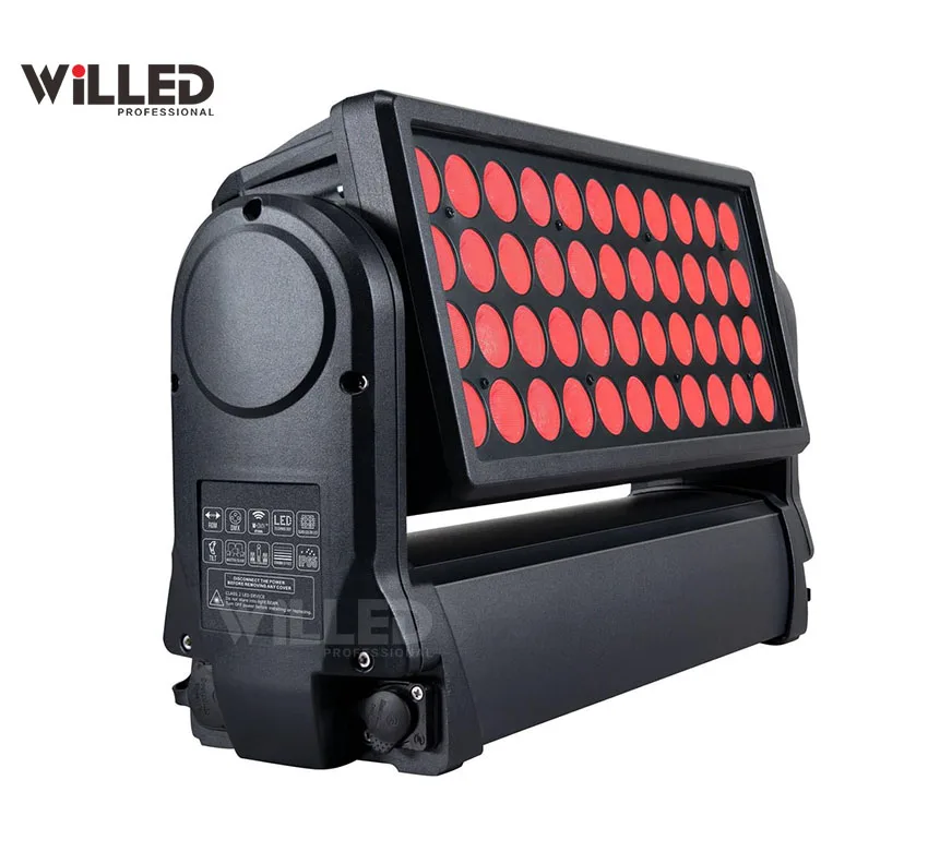 city light IP65 waterproof led wash moving head light 44x10w 4in1 RGBW outdoor led wall washer light