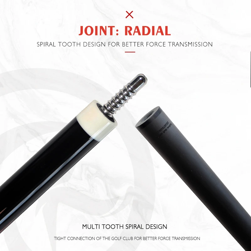 Customized 19-21 OZ Factory supply Cheap Billiard Snooker / Pool Cue for Billiard Play