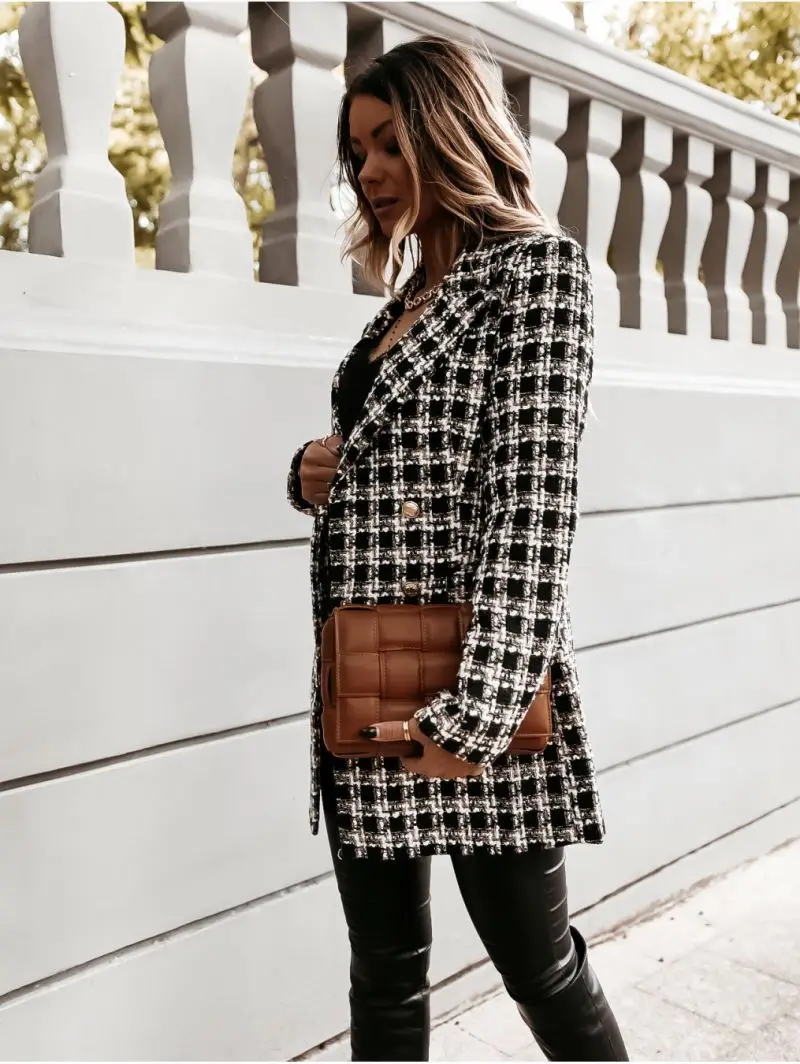 Custom logo Winter knitted Coat Ladies plus size outerwear women Print Lapel Printing cardigan Coats for women