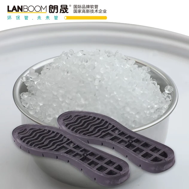 TPR THERMOPLASTIC GRANULES IN MOLDING TECHNOLOGY FOR LEATHER SHOES SPORTS SHOES  SOLE