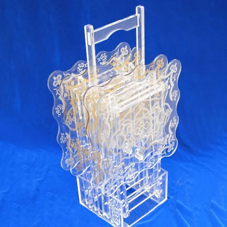 Food/snack Tray Table Acrylic Folding Tray Table, Serving Table, Plexiglass Living Room Furniture Coffee Table Modern Customized