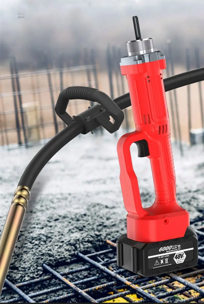 Handle portable electric concrete poker vibrator, small concrete hand vibrator