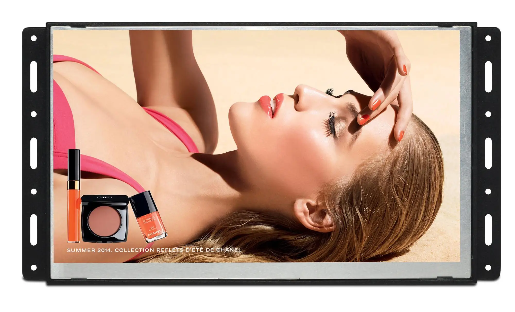 15.6 inch open frame lcd monitor no frame portable advertising display