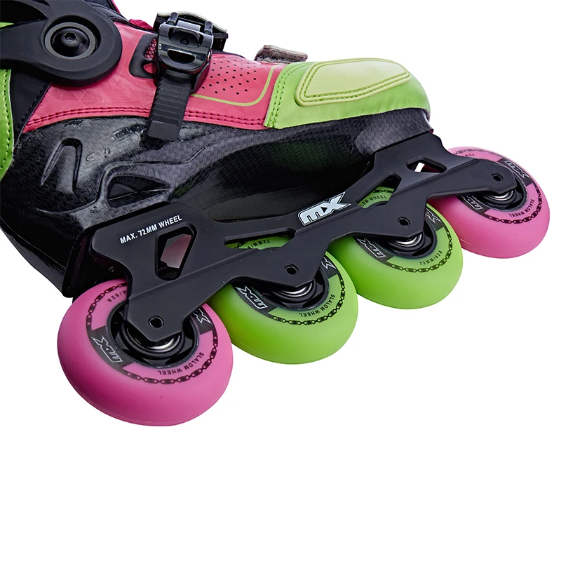 Hot Cheap China Made High Hard Shell Hardness Four Land Wheels Slalom Roller Blank Color Rental Ladies Inline Skates