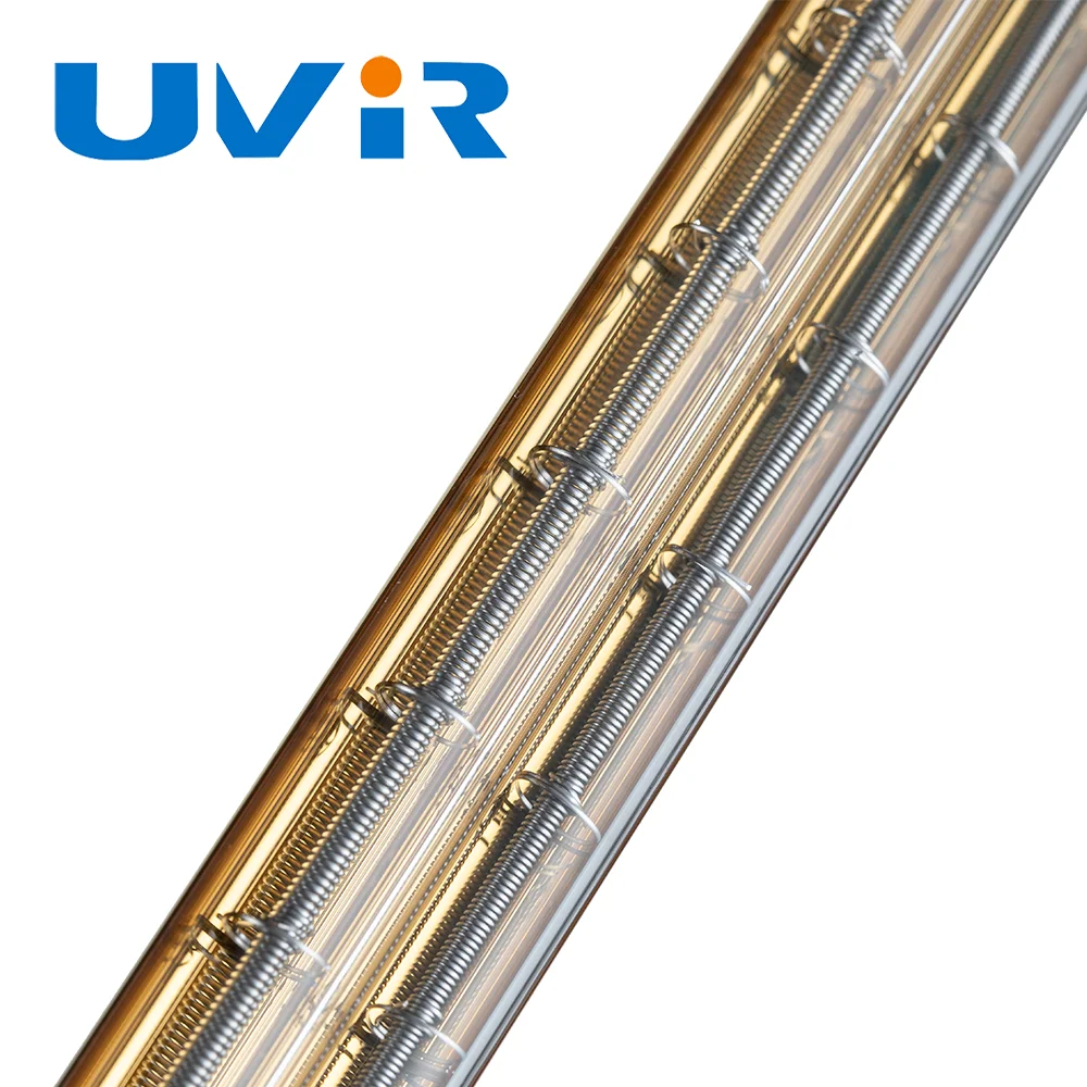 400V 6950W Twin Tube infrared heater lamp for curing powder paint