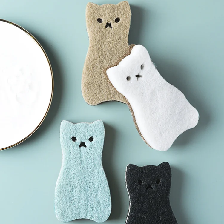 reusable kitchen Dish Clean Washing sponge scrubber fabric