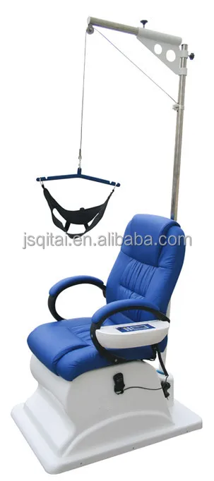 Hospital Physiotherapy Rehabilitation Equipment Cervical Traction Chair Strengthen Waist Muscle Chair