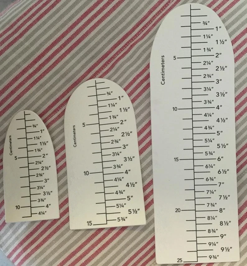 Plywood Lasercut wooden Knitting Sock Tool sock ruler