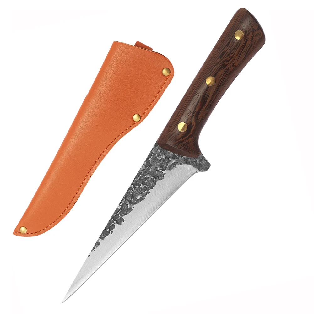 
Razor sharp 5.5 inch full tang handle stainless steel fish fillet boning forged pocket knife Wholesale pocket knives for sale 