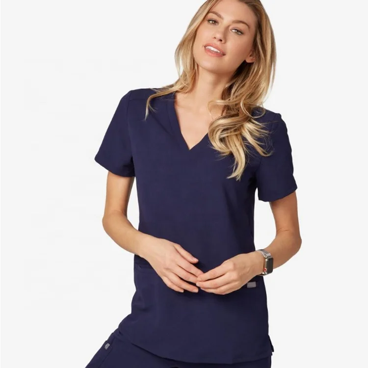 
Custom Doctor Uniforms Medical Nursing Scrubs Uniform With Print Logo 