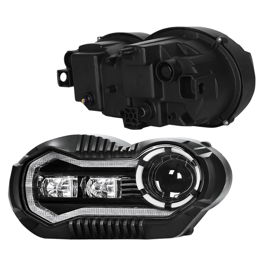 farol de led Loyo Unique Design Motorcycle Led headlight r1200gs With High Low Beams Built-In Emc For Bmw headlight 1200gs