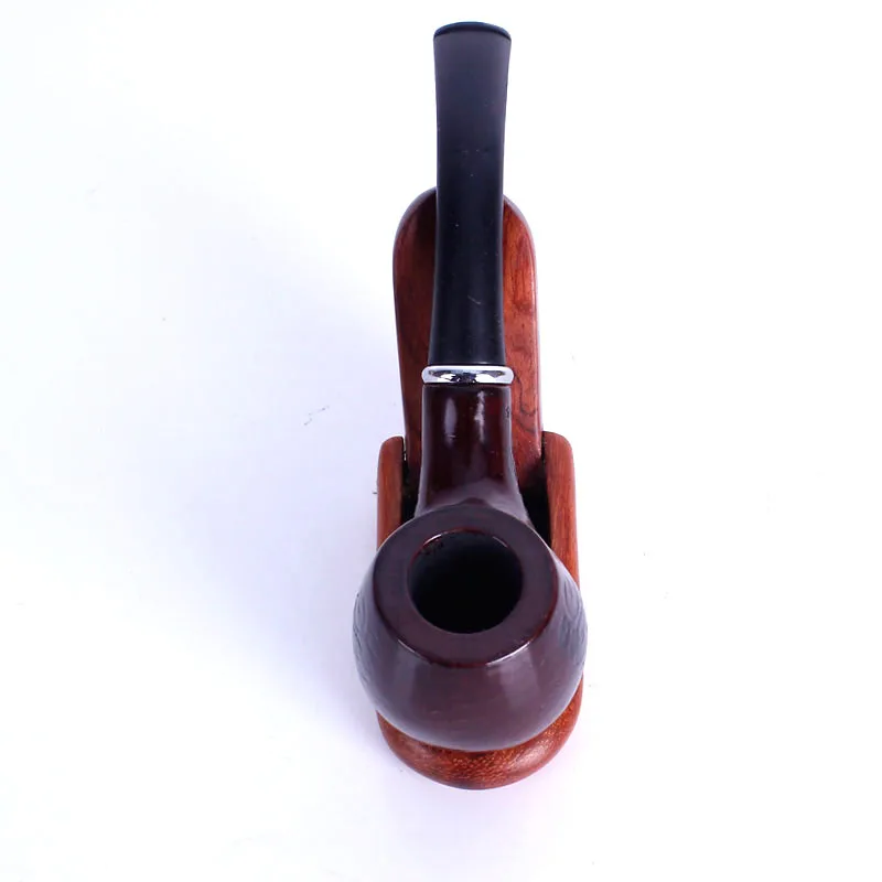 Eliao Novel Design Solid Wooden Smoking Pipe Bent Type Reusable Smoking Pipe Wholesale Stylish Tobacco Smoking Pipe