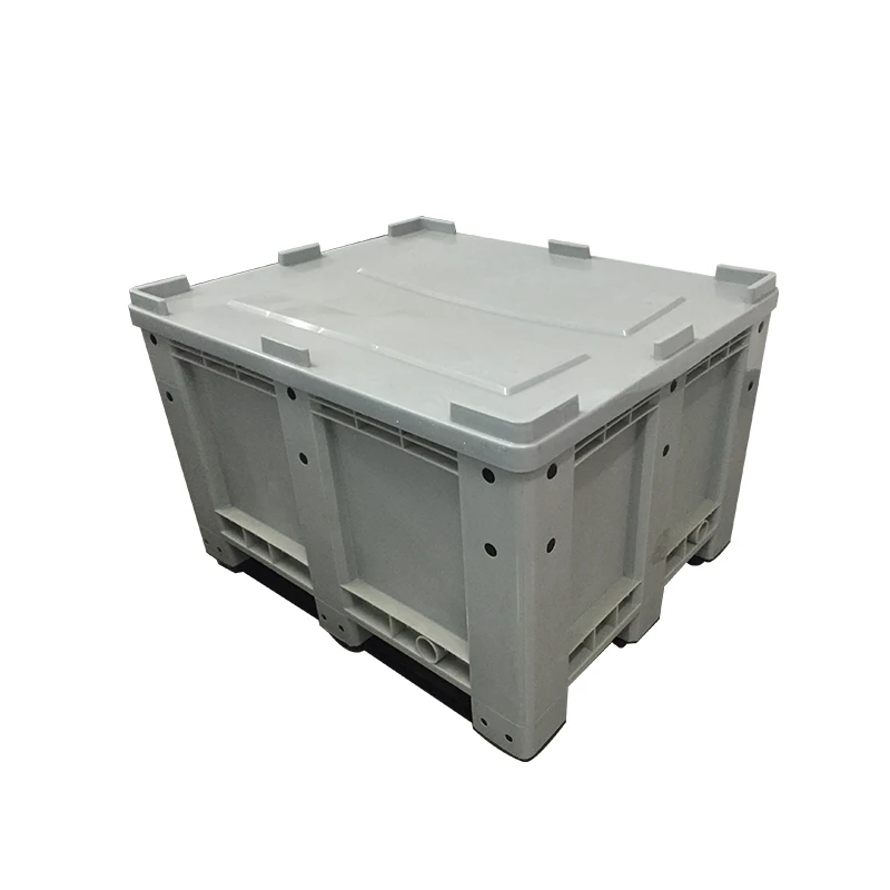  Сверхмощный hdpe твердый жесткий Мега штабелируемые пластиковые поддоны ящики для