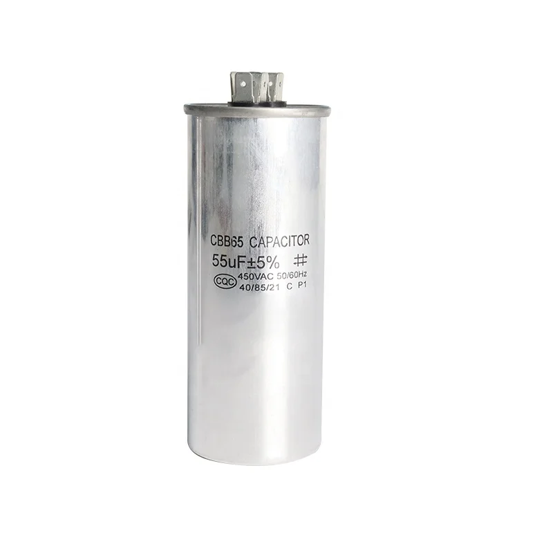 Air Conditioner High Insulation Resistance CBB65 Dual Run Capacitor