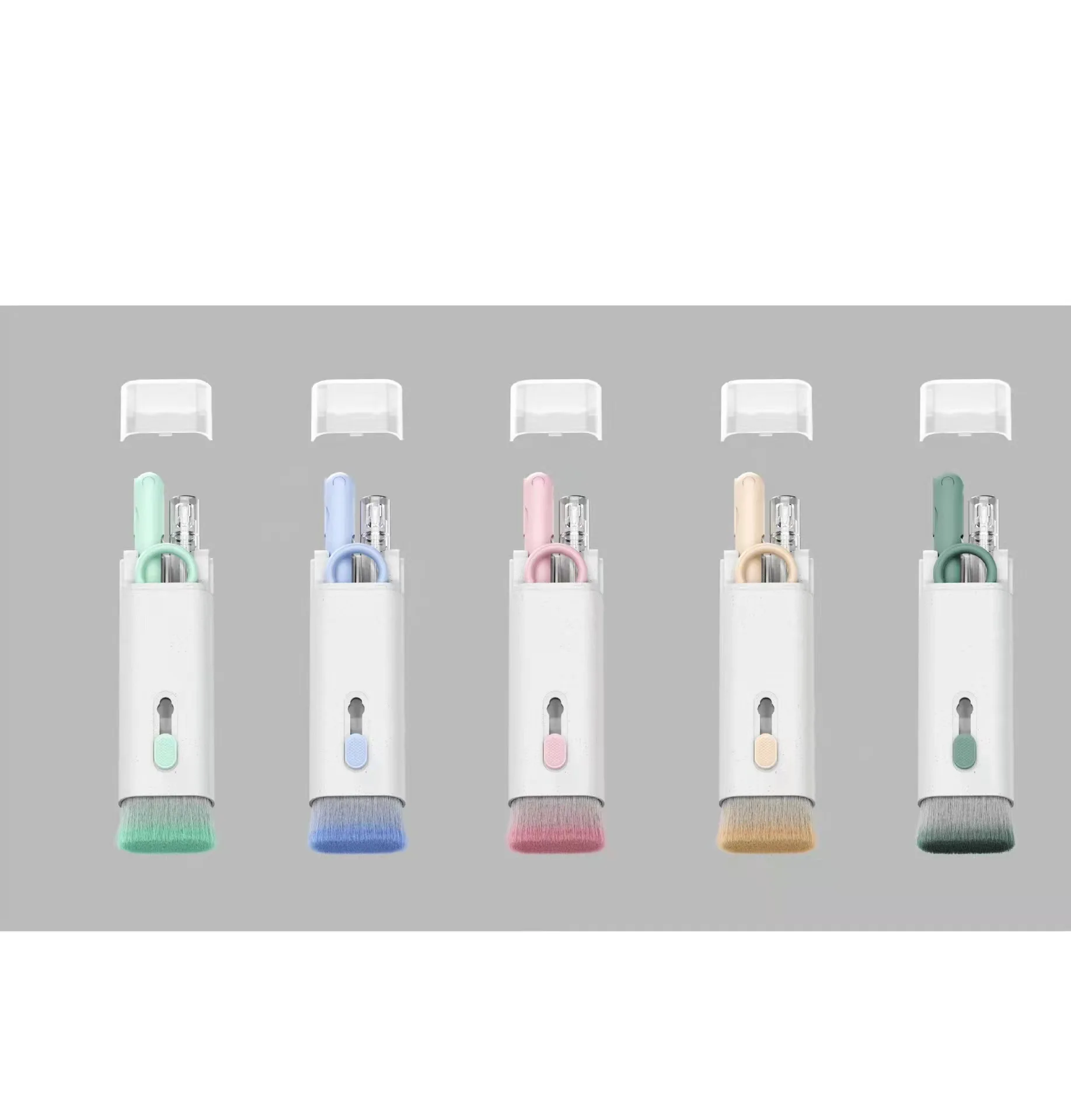 For earplugs 7-in-1 multifunction keyboard screen headset cleaning kit for airport cleaning pen cleaning kit