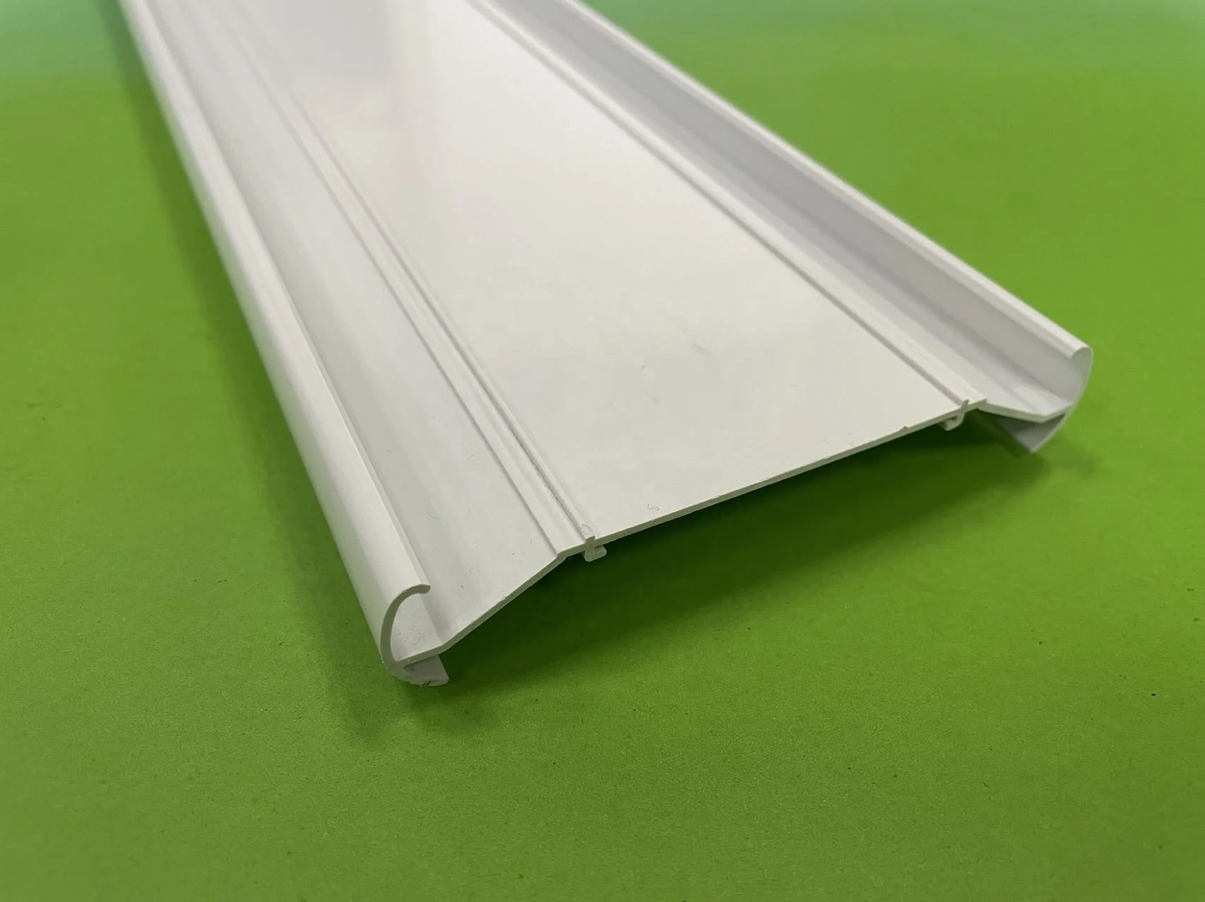 Plastic PVC extruded base for PC cover of LED light