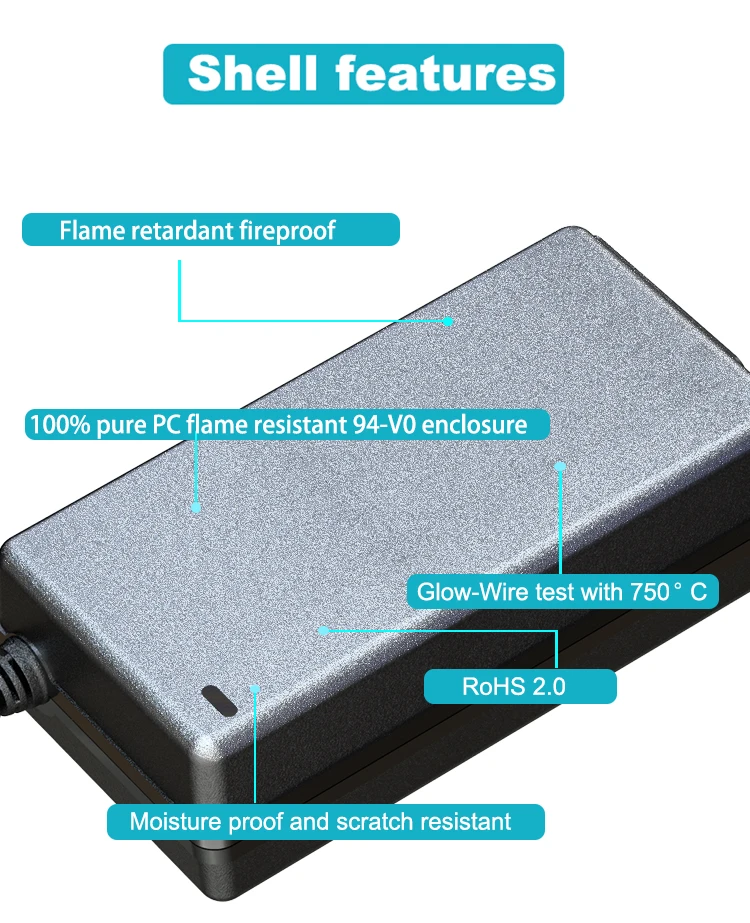 Free Sample Ac Dc Adaptor 12v 5a Power Adapter 12 Volt 5 Amp Power Supply For Led Lcd Cctv