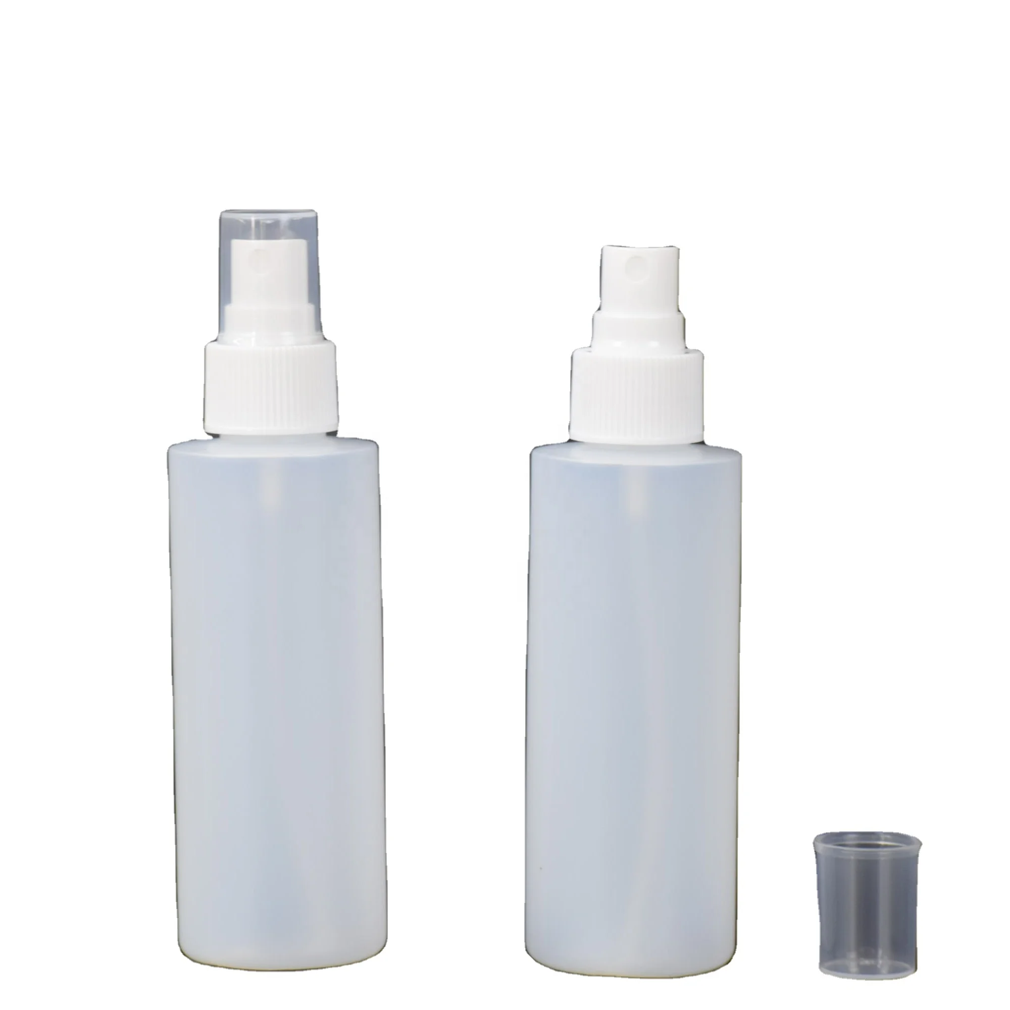 125 мл открытый полупрозрачный hdpe мелкий туман дезинфекция алкоголя косметический спрей для путешествий