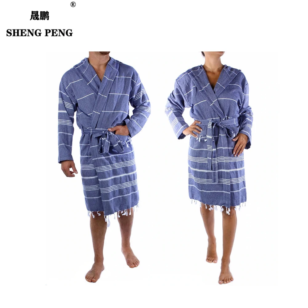 Best Selling Personalized Long Hooded Bath Robe Bulk Mensummer Dress Rectangular Turkish Bathrobe