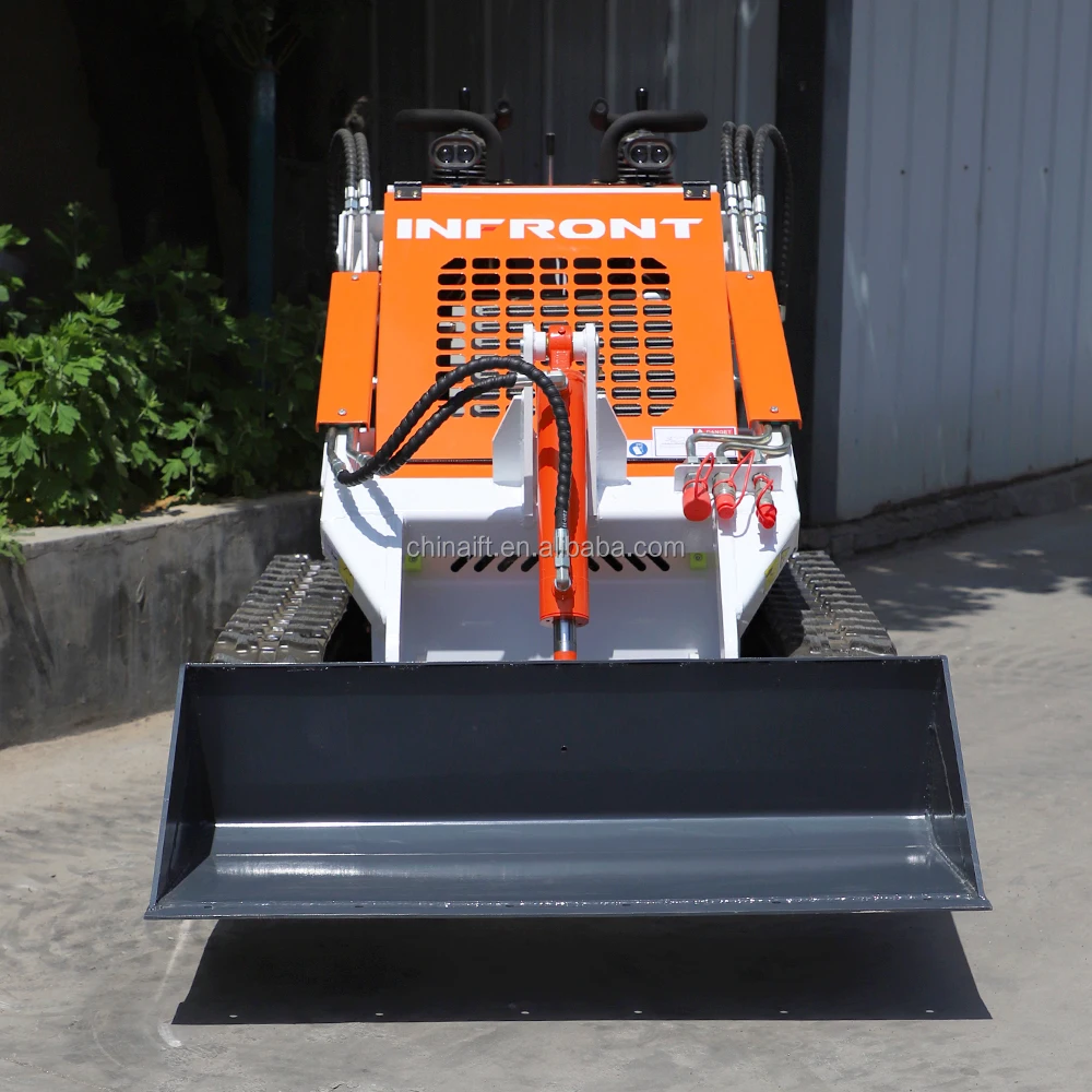 Factory Direct Strong Load Bearing Capacity Mini Track Skid Steer Loader Multi-function EPA Engine Wheel Electric Skid Steer
