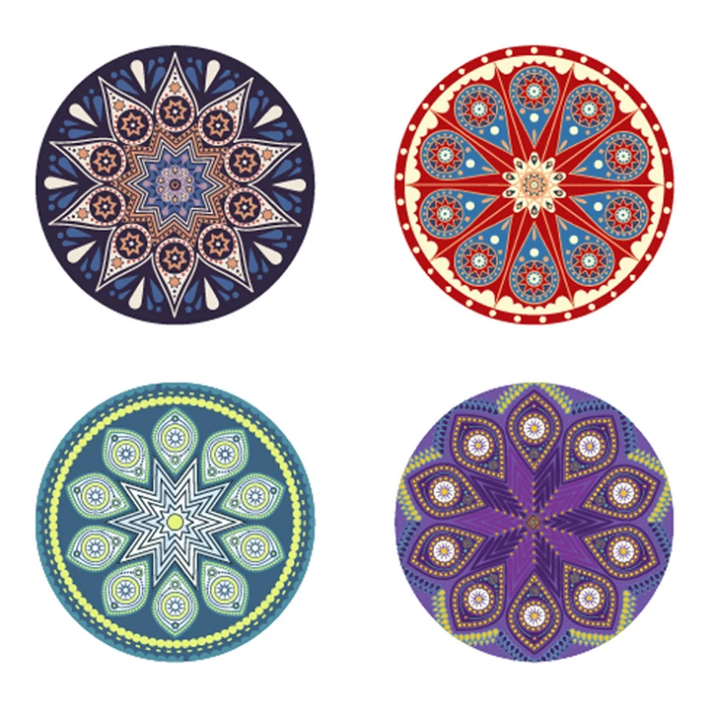 China Supplier Custom Logo Home Decor Design Absorbent Drink Cup Stone Marble Ceramic Coaster with Cork