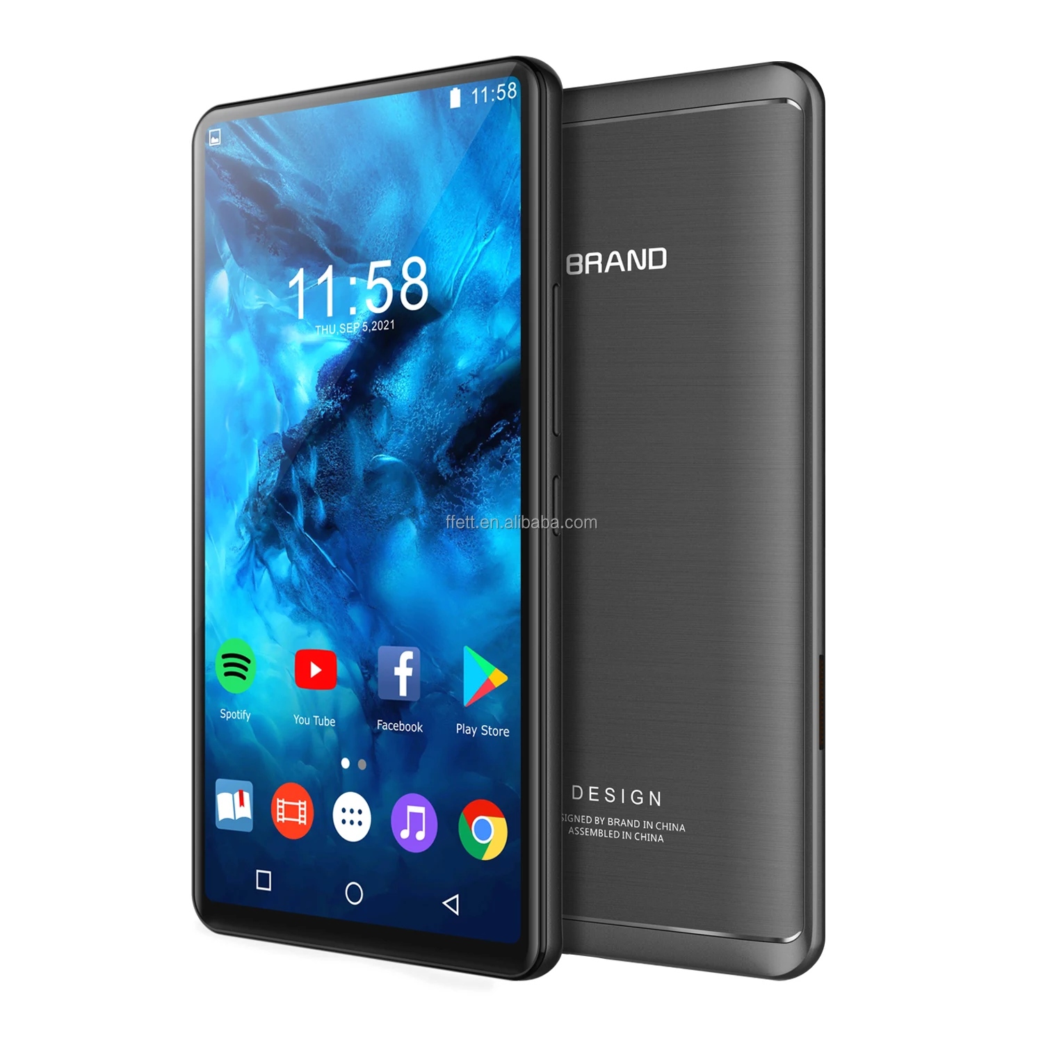 
HZX S21 Android 6.0 inch smart MP3 2+16G Wifi BT MP4 music player hifi FM Radio 6.0 inches Blue too Android MP4 player 