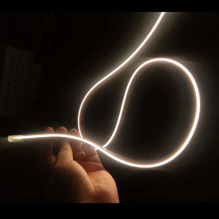 good quality super slim 4mm W silicon led neon flex strip light for kitchen cabinet lighting