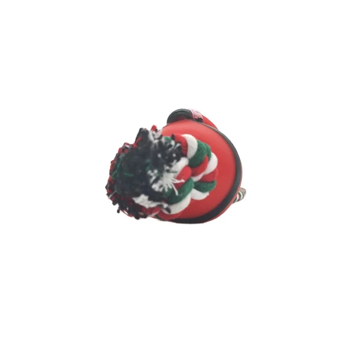 
2021 New Chew Toy 3 Colors Christmas Training Blend Rope Tug Playing Durable Cotton Rope Pet Dog Toy 