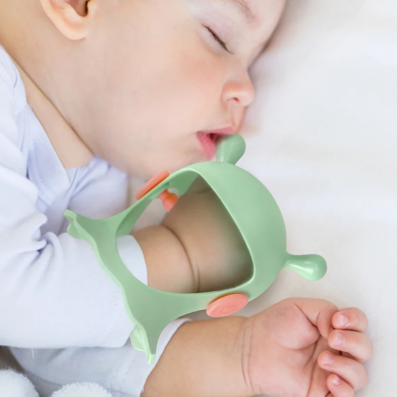 2022 Baby Product  Animal Mushroom Silicone Teething Toys Teether for Boys Girls 3 Months Babies