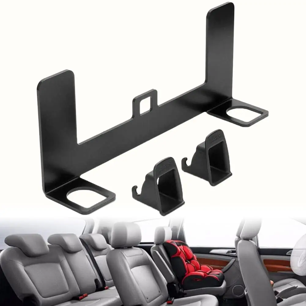 Car Seat ISOFIX Latch Interface Bracket Cars Seat Mount Bracket Universal Steel Latch for ISOFIX Belt Connector Seat Belt