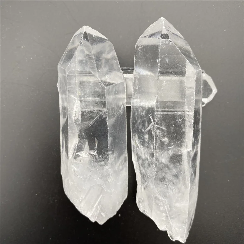 Natural Polished Clear Quartz Tumbled Gravel Crystal Point White Crystal Terminated Point