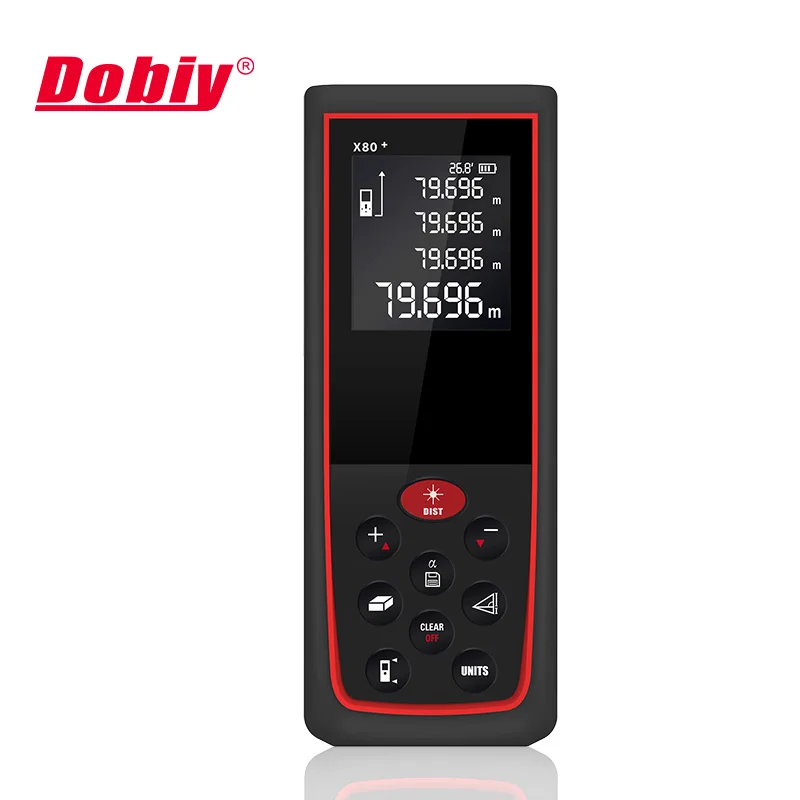 Dobiy Professional Design Distance Estimator High Precision Tilt Sensor Laser Range Meter With Smart Pin Measurement