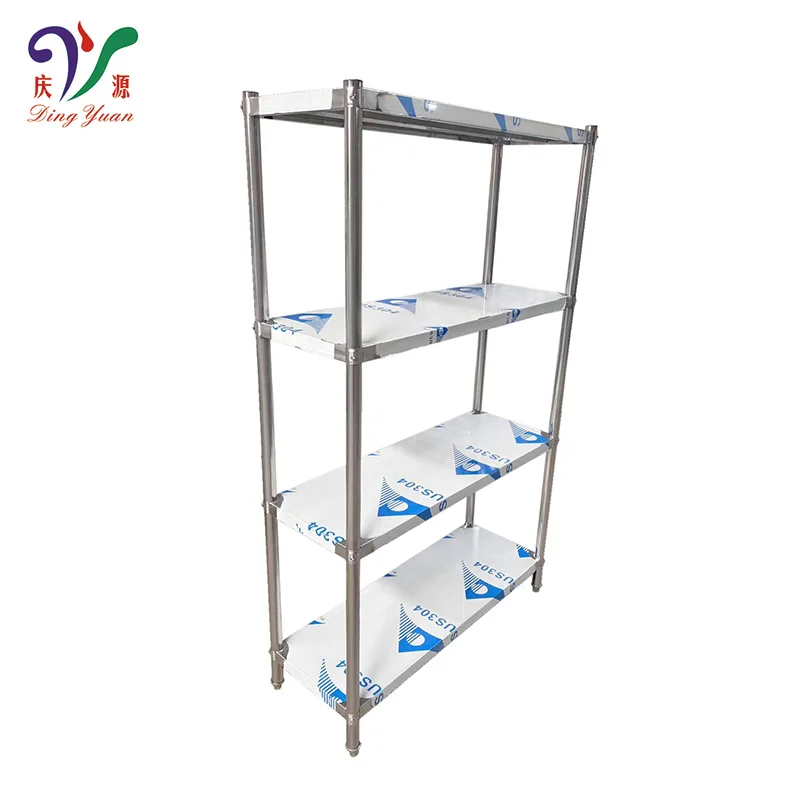 4 tier easy installation bowl plate drying organizer holder stainless steel kitchen plate rack with punch