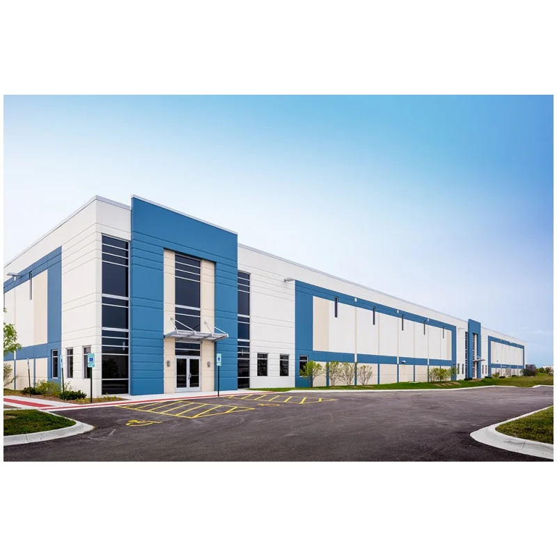 Prefab Warehouse Structure Building Prefab Modern Workshop Steel Engineered Factory Real Estate