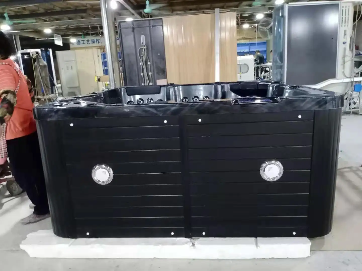 Aluminum frame hot tub spa step durable hot tub swim ladder For swimming pools and Jacuzzis