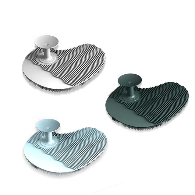 High quality Kitchen  Silicone Brush With Handle  And Vegetable Cleaning Brush