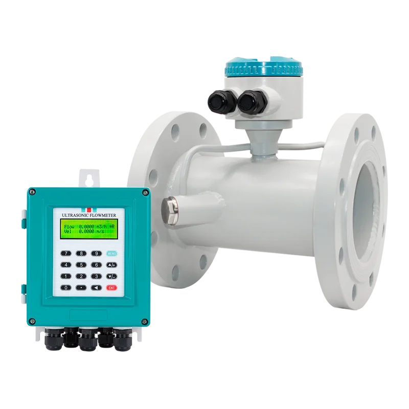 
Low Cost Modbus Flanged Inline Large Diameter Sensor Parts Ultrasonic Flow Meter for Well Water 