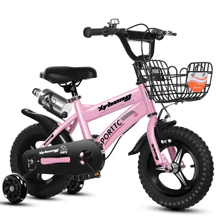 Factory Cheap 4 Wheel Boy Cycle 12 16 18 Inch Bisicleta Children Mountain Bicycle Kids Bike for Child 3-8 Years