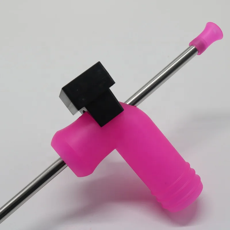 Party and holiday supplies hot selling beer funnel pink beer snorkel with timer