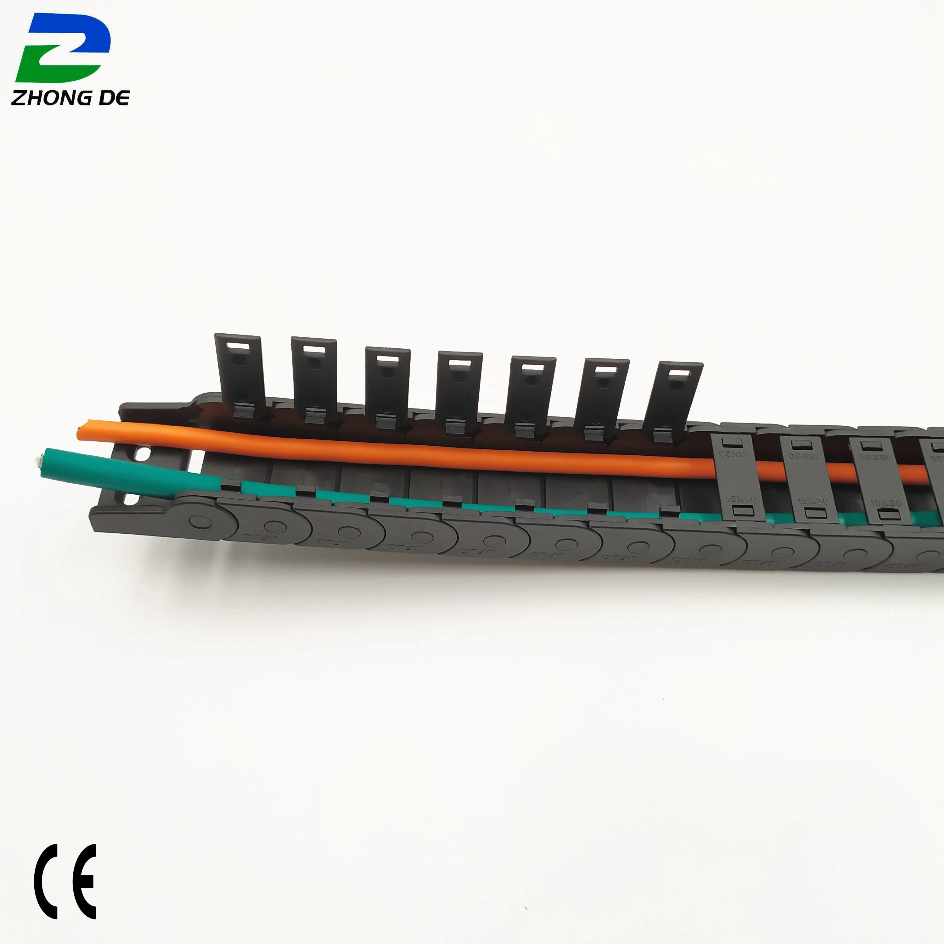 Zhongde Прямая продажа с фабрики полузамкнутой пластиковой цепью может принимать большие