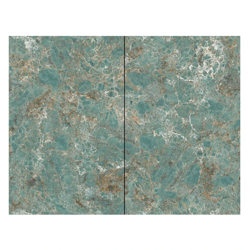 Natural Green Quartzite Texture Sintered Stone Ceramic Tile Artificial Sintered Stone Slabs for Kitchen Tops