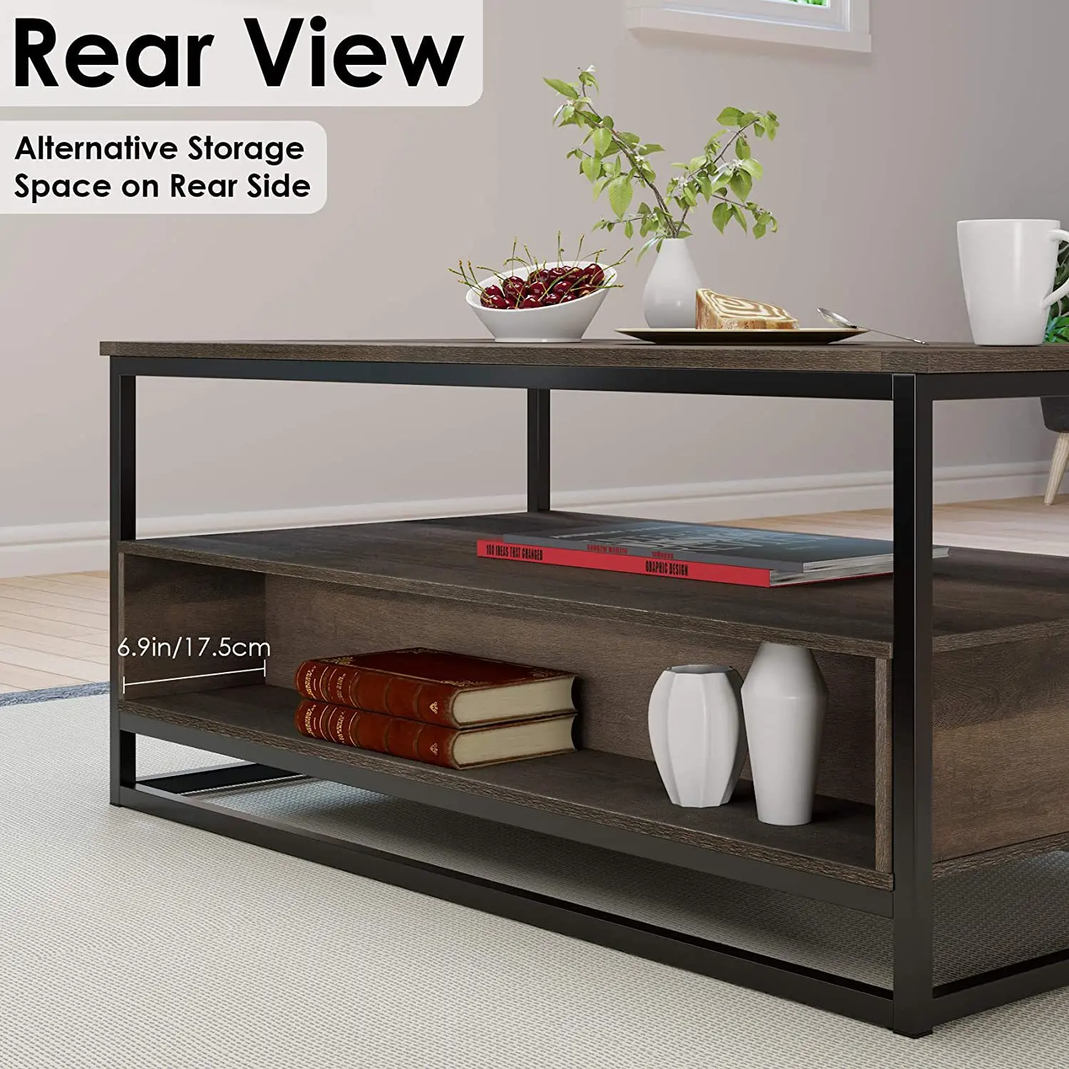 Simple coffee table with drawers