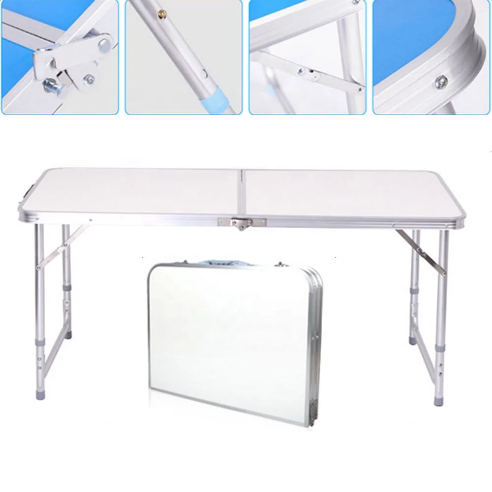 Modern design portable foldable camping folding aluminium table